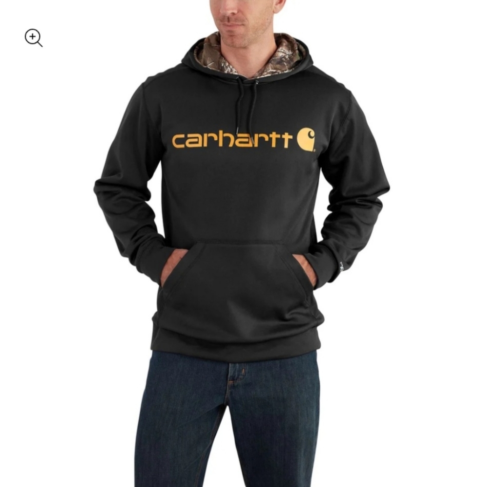 Carhartt Force Extremes Signature Graphic Hooded Sweatshirt Logo Size Medium